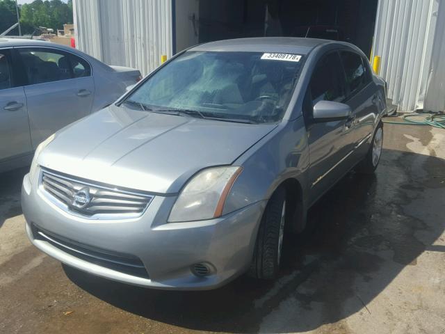 3N1AB6APXAL666254 - 2010 NISSAN SENTRA 2.0 GRAY photo 2