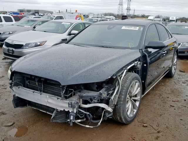 WAUAVAFD8CN006106 - 2012 AUDI A8 QUATTRO BLACK photo 2