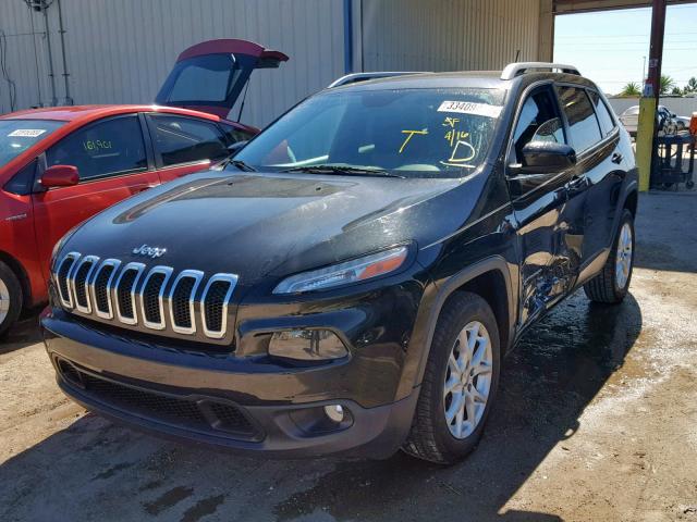 1C4PJLCS2EW168463 - 2014 JEEP CHEROKEE L BLACK photo 2