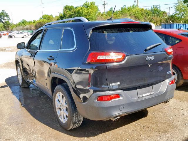 1C4PJLCS2EW168463 - 2014 JEEP CHEROKEE L BLACK photo 3