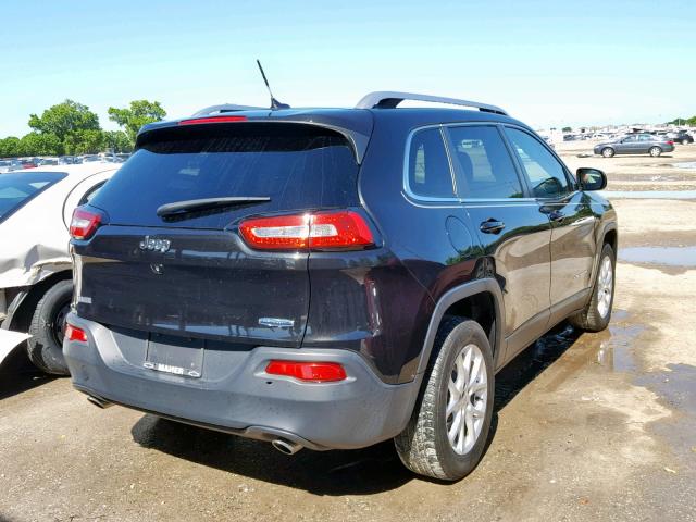 1C4PJLCS2EW168463 - 2014 JEEP CHEROKEE L BLACK photo 4