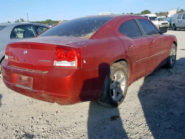 2B3KA43D59H596874 - 2009 DODGE CHARGER MAROON photo 4