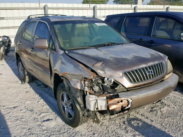 JT6HF10U8X0027930 - 1999 LEXUS RX 300 BEIGE photo 1