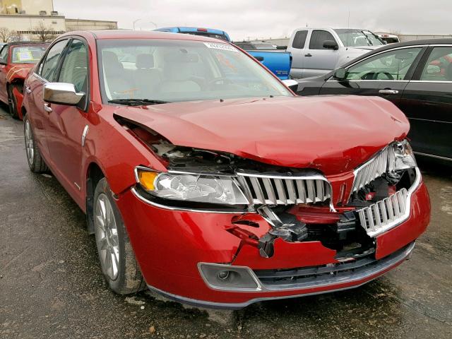 3LNDL2L39CR823410 - 2012 LINCOLN MKZ HYBRID RED photo 1