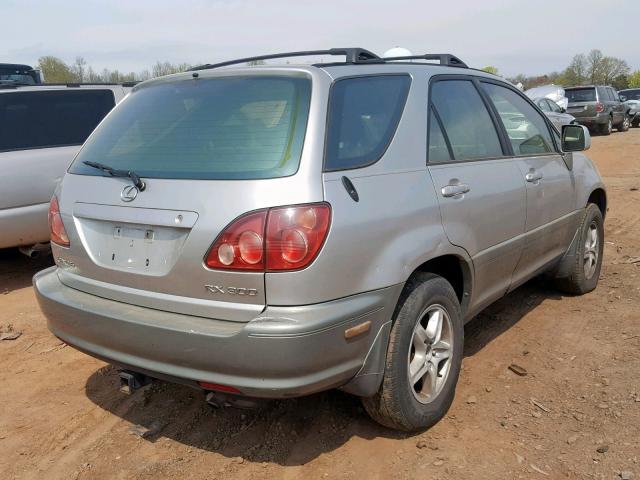 JT6HF10U6Y0126411 - 2000 LEXUS RX 300 GRAY photo 4