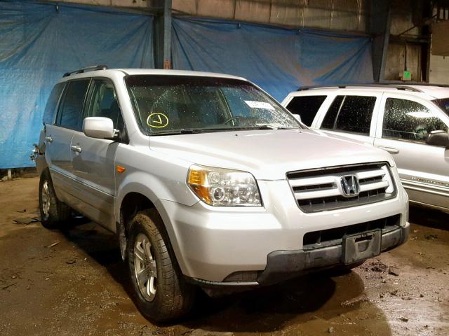 5FNYF28218B024842 - 2008 HONDA PILOT VP SILVER photo 1