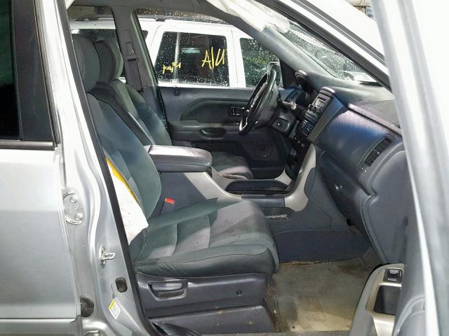 5FNYF28218B024842 - 2008 HONDA PILOT VP SILVER photo 5