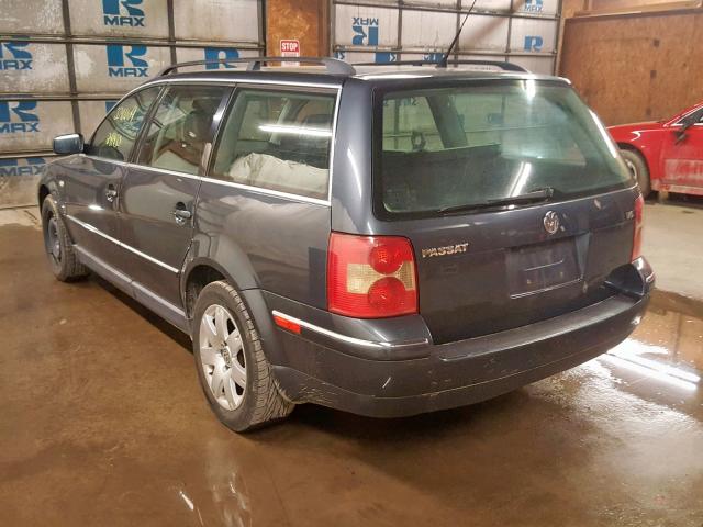 WVWWH63BX3E079672 - 2003 VOLKSWAGEN PASSAT GLX 蓝色 照片 3