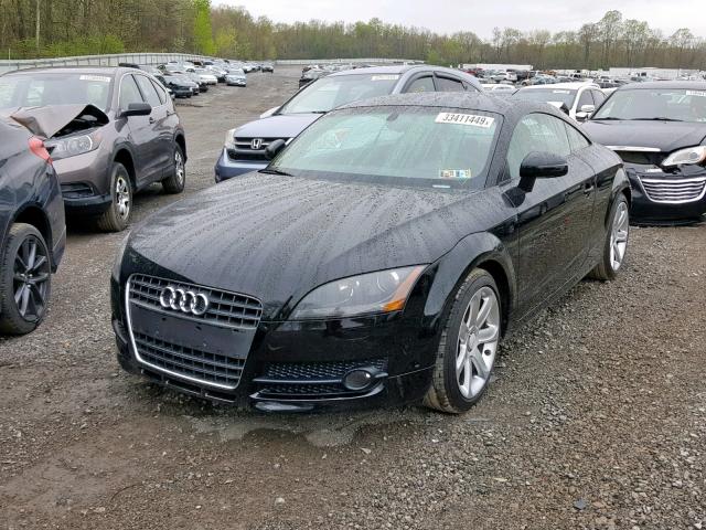 TRUAF38J581002212 - 2008 AUDI TT 2.0T BLACK photo 2