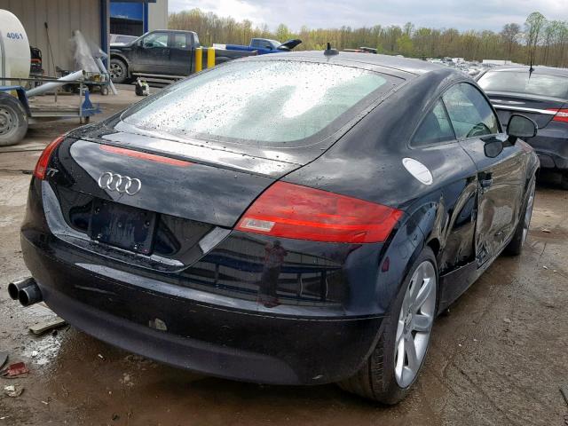 TRUAF38J581002212 - 2008 AUDI TT 2.0T BLACK photo 4