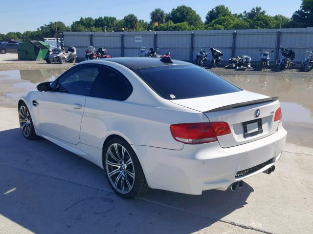 WBSWD93548PY42121 - 2008 BMW M3 WHITE photo 3