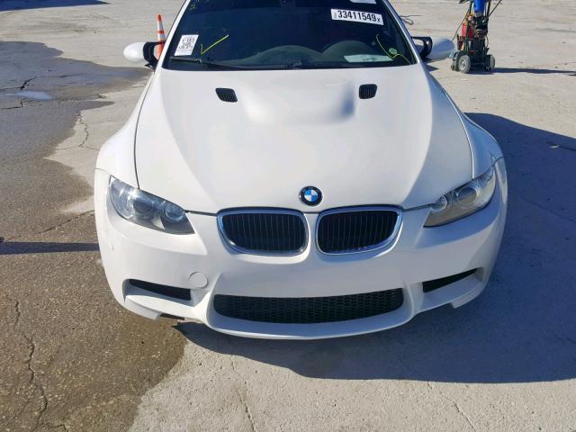 WBSWD93548PY42121 - 2008 BMW M3 WHITE photo 7