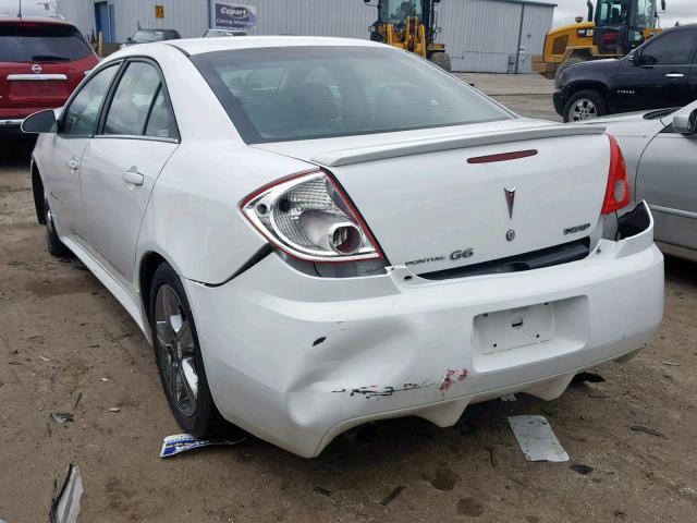 1G2ZM577794124627 - 2009 PONTIAC G6 GXP WHITE photo 3