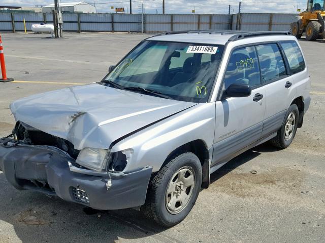 JF1SF63552H723127 - 2002 SUBARU FORESTER L SILVER photo 2