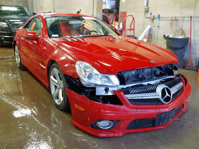 WDBSK71F59F143081 - 2009 MERCEDES-BENZ SL 550 RED photo 1