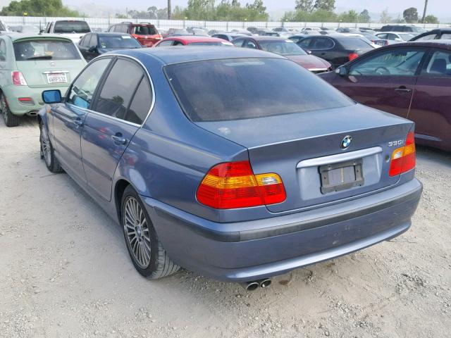 WBAEV53463KM32858 - 2003 BMW 330 I BLUE photo 3