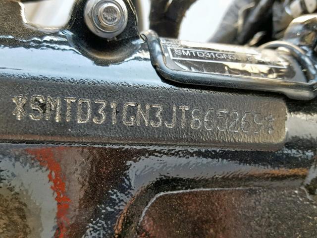 SMTD31GN3JT865269 - 2018 TRIUMPH MOTORCYCLE STREET TWI BLACK photo 10