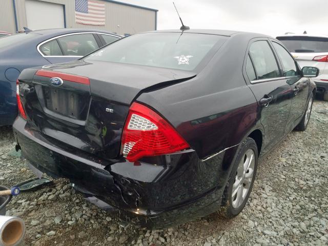 3FAHP0HA1CR210757 - 2012 FORD FUSION SE  photo 4