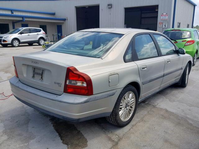 YV1TS90D711175074 - 2001 VOLVO S80 T6 GOLD photo 4