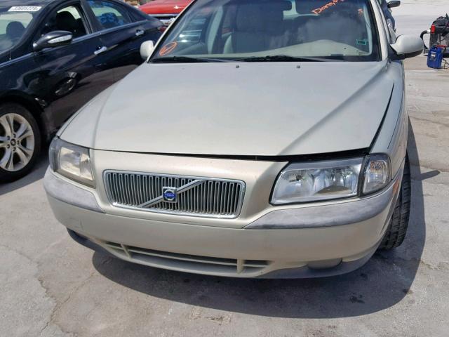 YV1TS90D711175074 - 2001 VOLVO S80 T6 GOLD photo 9