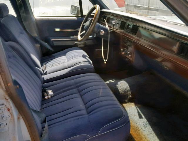 2FABP74F4HX197141 - 1987 FORD CROWN VICT BLUE photo 5