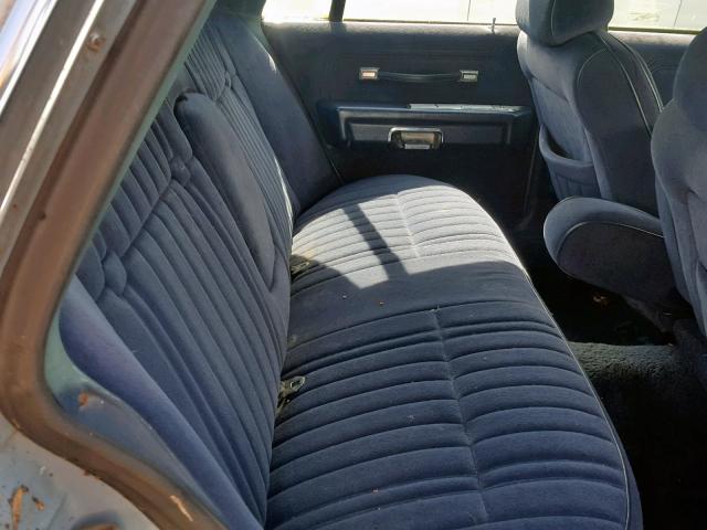 2FABP74F4HX197141 - 1987 FORD CROWN VICT BLUE photo 6