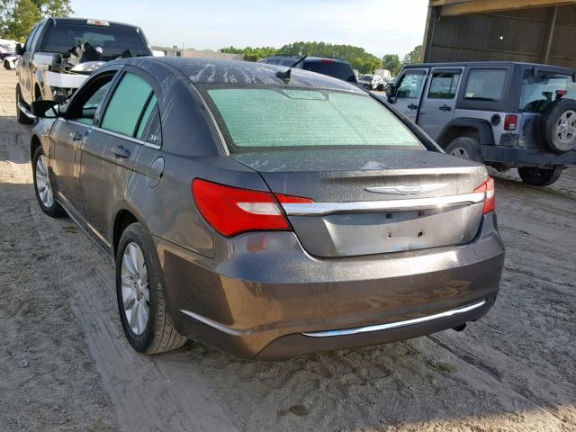 1C3CCBBB3EN197954 - 2014 CHRYSLER 200 TOURIN GRAY photo 3