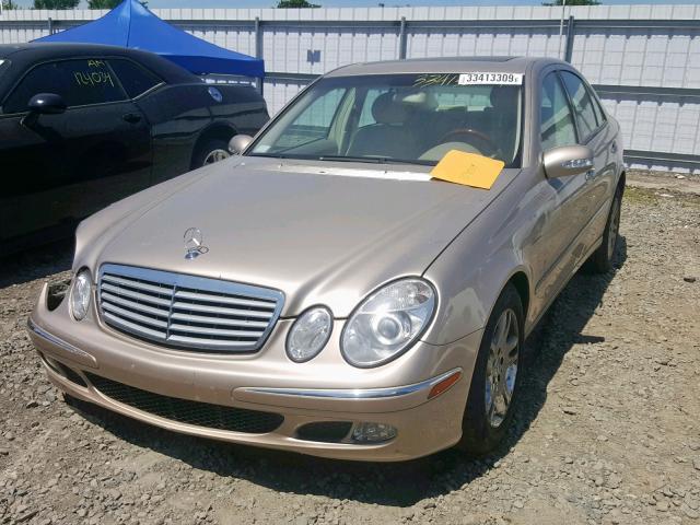 WDBUF65J64A496523 - 2004 MERCEDES-BENZ E 320 BEIGE photo 2