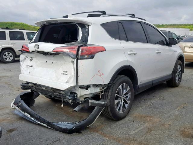 JTMRJREV5GD004545 - 2016 TOYOTA RAV4 HV XL WHITE photo 4