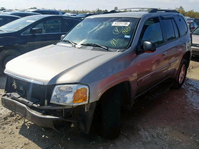 1GKDT13SX22491586 - 2002 GMC ENVOY TAN photo 2