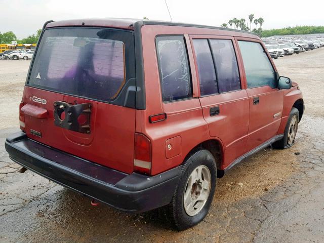 2CNBE1365V6908129 - 1997 GEO TRACKER RED photo 4