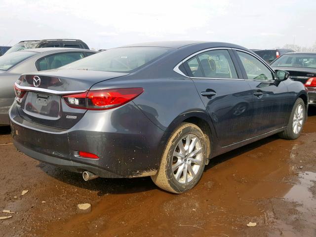 JM1GJ1U63E1149438 - 2014 MAZDA 6 SPORT GRAY photo 4