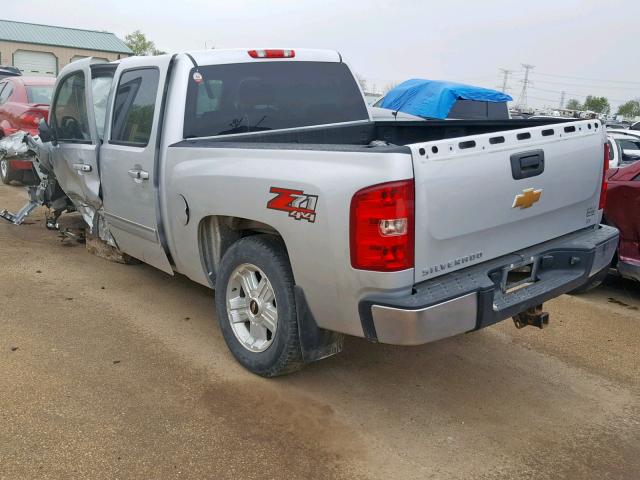 3GCPKSE79CG284013 - 2012 CHEVROLET SILVERADO SILVER photo 3