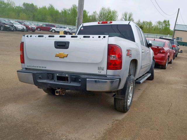 3GCPKSE79CG284013 - 2012 CHEVROLET SILVERADO SILVER photo 4