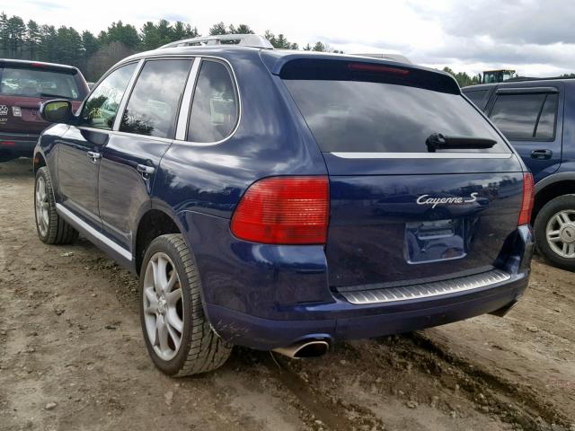 WP1AB29P46LA61013 - 2006 PORSCHE CAYENNE S BLUE photo 3