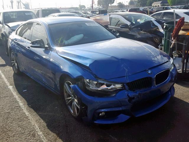 WBA4B1C51GG242514 - 2016 BMW 435 I BLUE photo 1