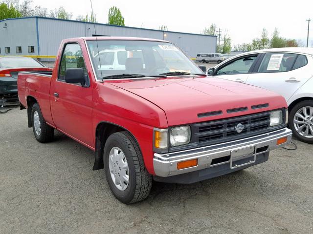 1N6SD11S8LC331718 - 1990 NISSAN D21 SHORT RED photo 1