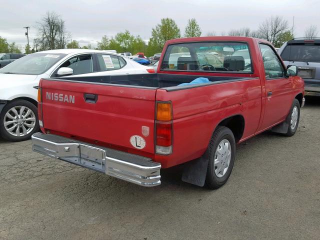 1N6SD11S8LC331718 - 1990 NISSAN D21 SHORT RED photo 4