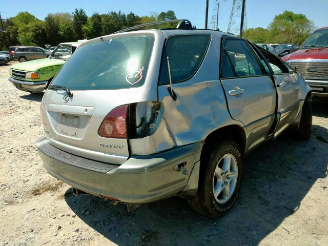 JT6GF10U5X0043711 - 1999 LEXUS RX 300 SILVER photo 4