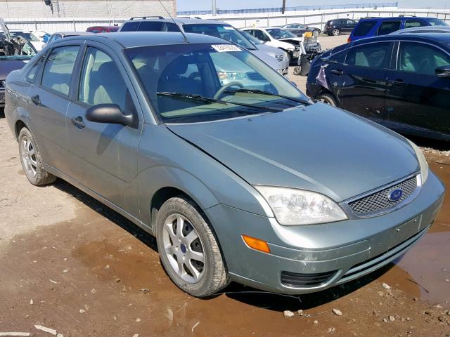 1FAHP34N25W167590 - 2005 FORD FOCUS ZX4 GREEN photo 1