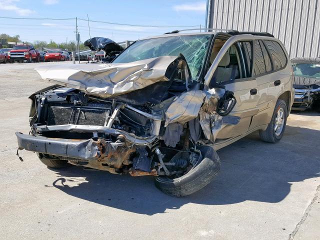 1GKDT13S542349178 - 2004 GMC ENVOY BEIGE photo 2