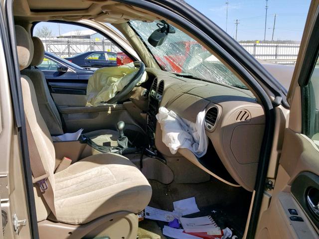 1GKDT13S542349178 - 2004 GMC ENVOY BEIGE photo 5