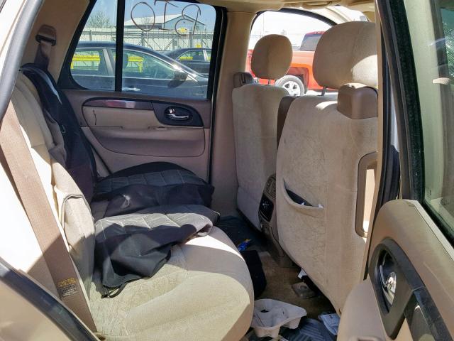 1GKDT13S542349178 - 2004 GMC ENVOY BEIGE photo 6