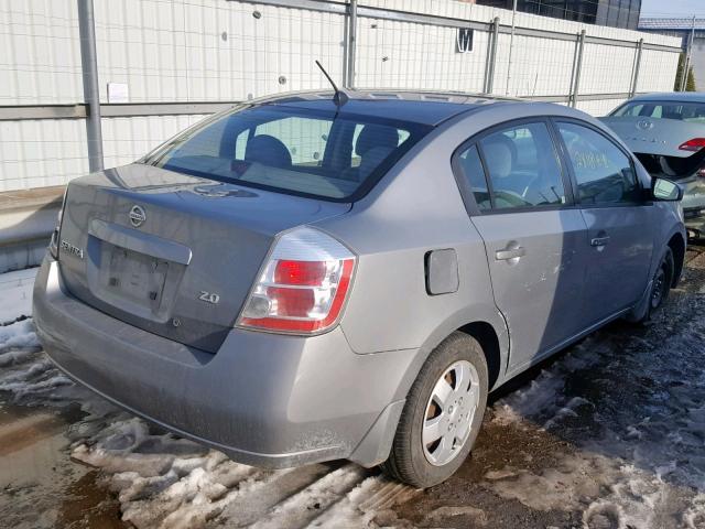 3N1AB61EX7L683756 - 2007 NISSAN SENTRA 2.0 GRAY photo 4