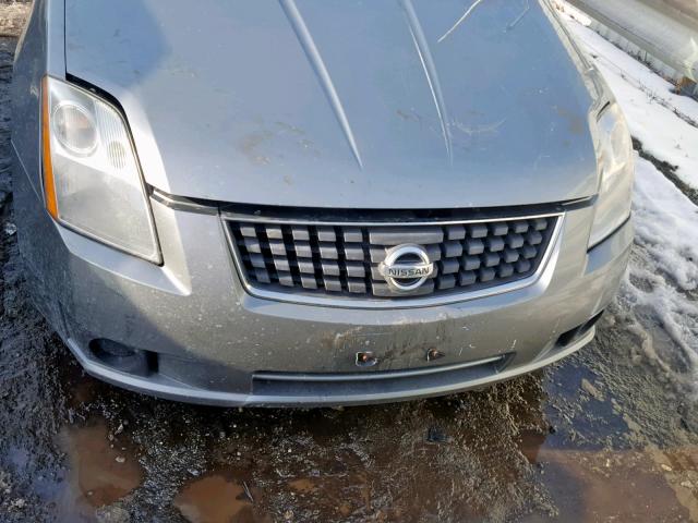 3N1AB61EX7L683756 - 2007 NISSAN SENTRA 2.0 GRAY photo 9