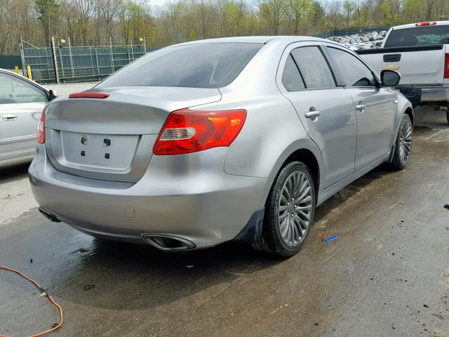 JS2RF9A33B6110307 - 2011 SUZUKI KIZASHI SE SILVER photo 4