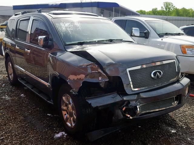 5N3AA08C55N814030 - 2005 INFINITI QX56 GRAY photo 1