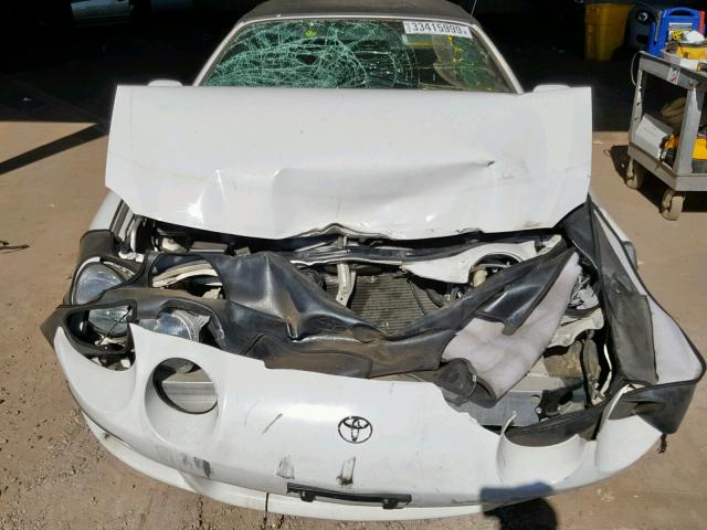 JT5FG02T8V0046210 - 1997 TOYOTA CELICA GT WHITE photo 7