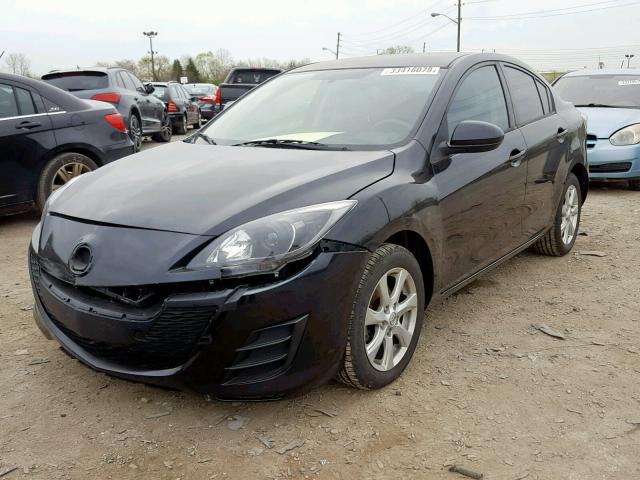 JM1BL1SG3A1124341 - 2010 MAZDA 3 I BLACK photo 2