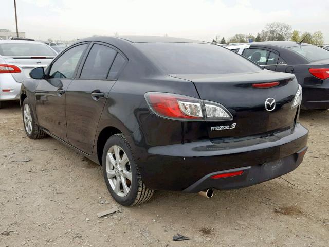 JM1BL1SG3A1124341 - 2010 MAZDA 3 I BLACK photo 3